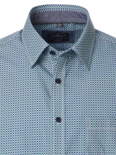 CASAMODA Regular Fit Camicia Verde Kent Easy Care  - Vista 1