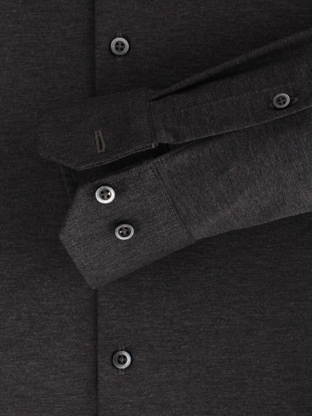 VENTI Slim Fit Camicia Antracite Kent Jersey - Vista 2