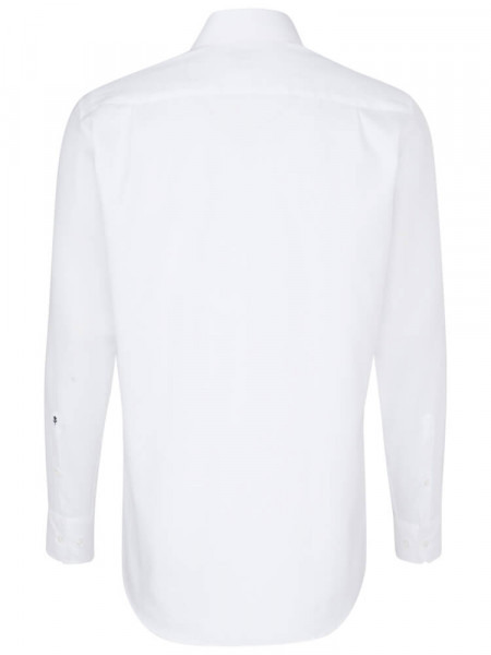 SEIDENSTICKER Regular Fit Camicia Bianco Haifisch Oxford
