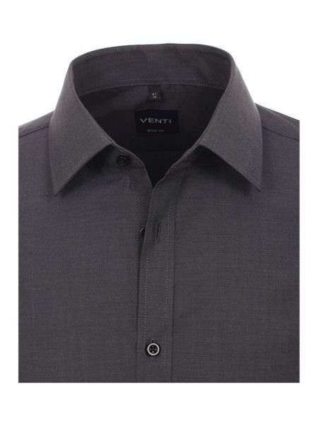 VENTI Slim Fit Camicia Antracite Kent Popeline - Vista 1