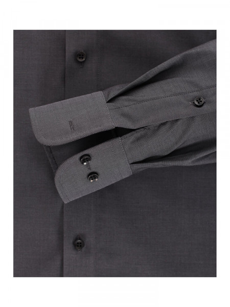 CASAMODA Regular Fit Camicia Antracite Kent Popeline - Vista 2