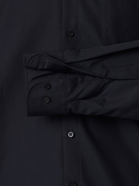 VENTI Comfort Fit Camicia Nero Kent Twill - Vista 2