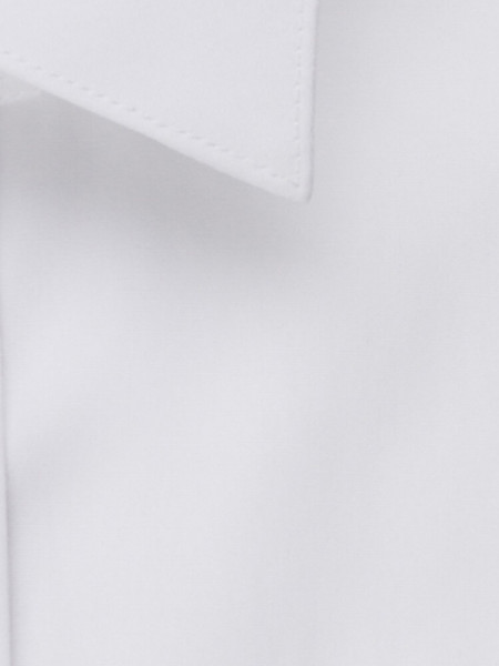 SEIDENSTICKER Tailored Fit Camicia Bianco Kläppchen Popeline - Vista 3