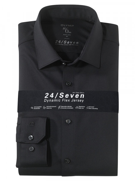 Camicia in jersey OLYMP No. Six 24/Seven super slim