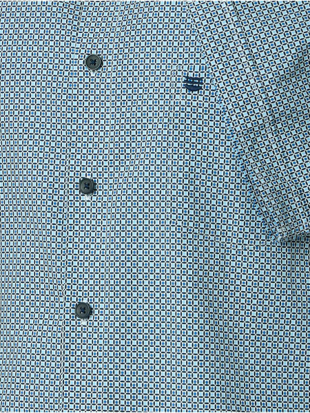 REDMOND Regular Fit Camicia Azzurro Kent Print - Vista 2