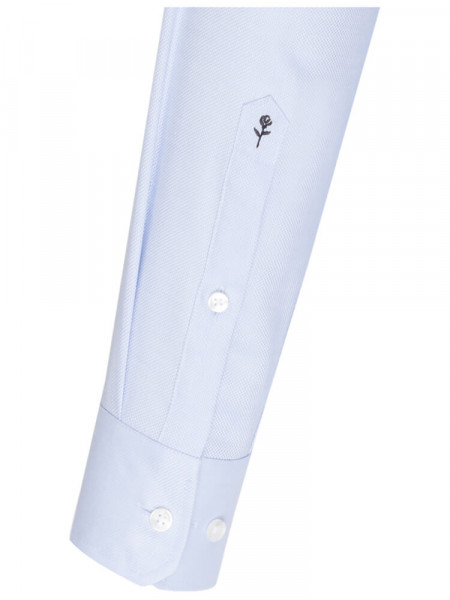 SEIDENSTICKER Tailored Fit Camicia Azzurro Business Kent Struktur - Vista 1