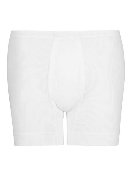 HUBER Regular Fit Bianco Doppelrippenstich - Vista 1