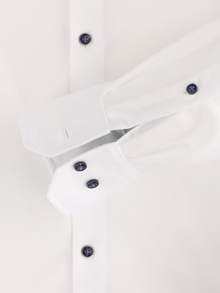 VENTI Regular Fit Camicia Bianco Kent Struktur - Vista 2