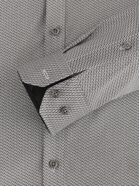 VENTI Slim Fit Camicia Nero Kent Easy Care  - Vista 2