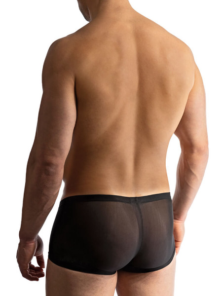 MANSTORE Regular Fit Nero Microfaser