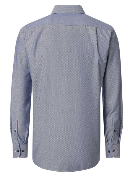 VENTI Comfort Fit Camicia Blu scuro Button-Down Struktur