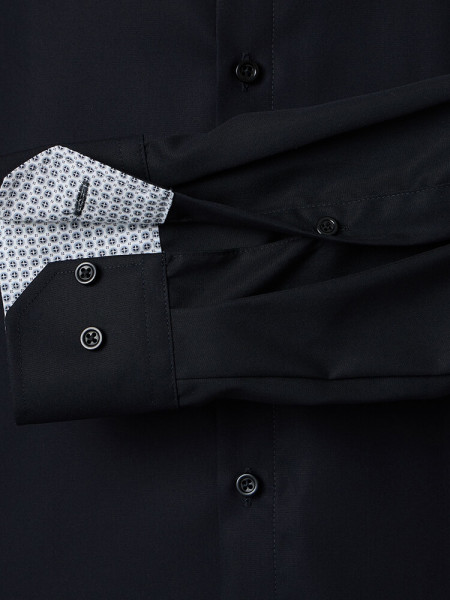 VENTI Regular Fit Camicia Nero Kent Popeline - Vista 2