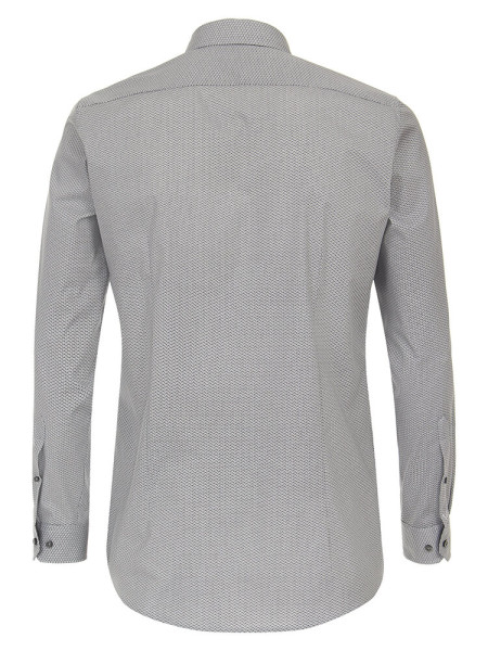 VENTI Slim Fit Camicia Nero Kent Easy Care