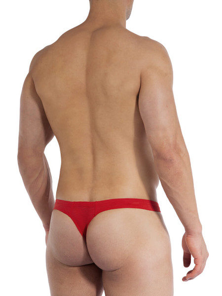 OLAF BENZ Regular Fit Rosso Microfaser