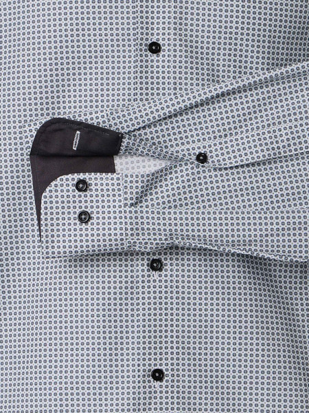 VENTI Regular Fit Camicia Grigio Kent Popeline - Vista 2