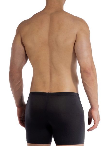 OLAF BENZ Regular Fit Nero Microfaser