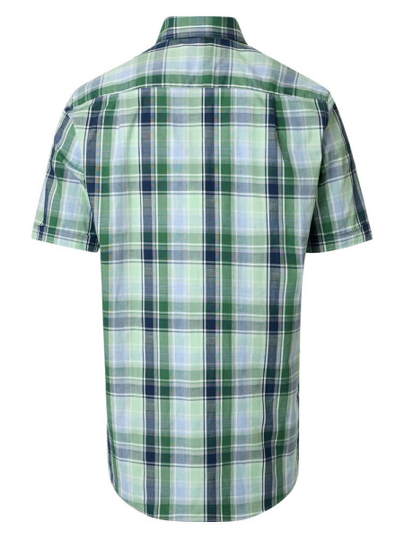 REDMOND Comfort Fit Camicia Verde Button-Down Hyperflex Dobby