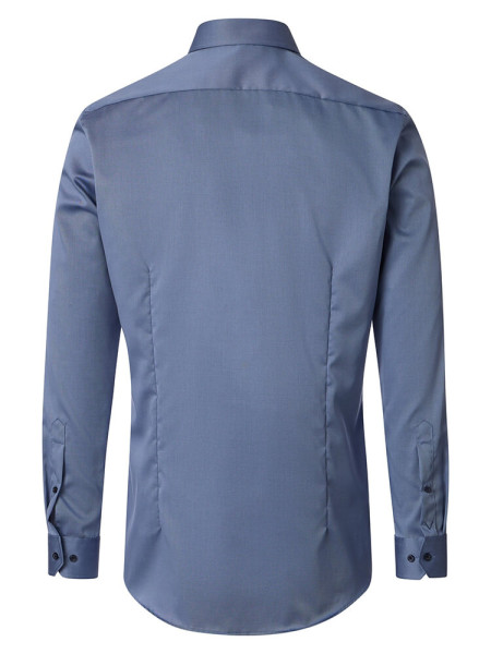 VENTI Slim Fit Camicia Blu fumo Kent Popeline