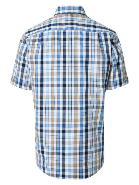 REDMOND Regular Fit Camicia Azzurro Kent Struktur