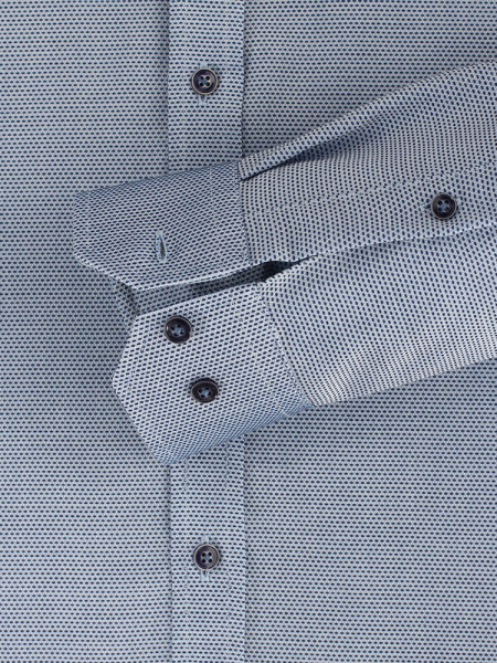 VENTI Slim Fit Camicia Blu medio Kent Easy Care  - Vista 2