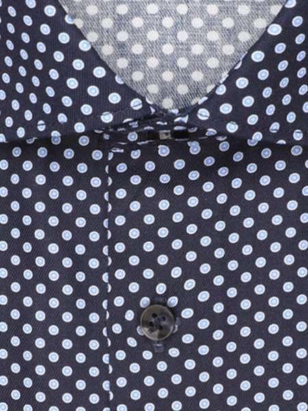 SEIDENSTICKER Slim Fit Camicia Blu scuro New Kent Twill - Vista 1