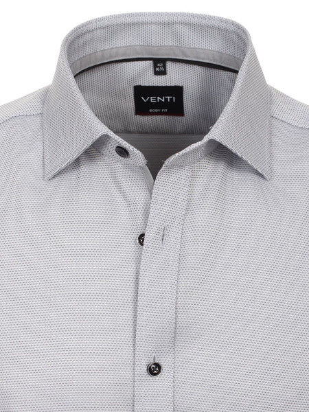 VENTI Slim Fit Camicia Grigio Kent Easy Care  - Vista 1