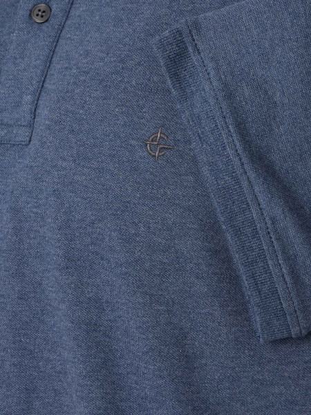 CASAMODA Polo Blu scuro Extrafeine Qualität - Vista 2