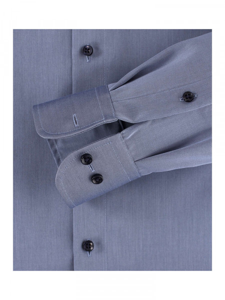 CASAMODA Comfort Fit Camicia Blu scuro Kent Twill - Vista 2