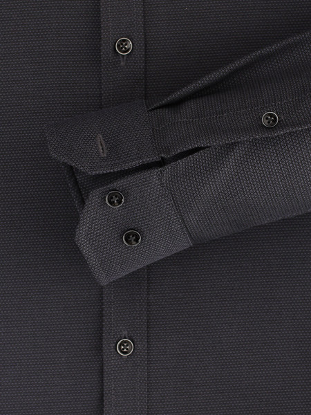 VENTI Slim Fit Camicia Antracite Kent Easy Care  - Vista 2