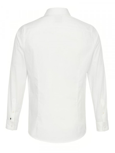 PURE Regular Fit Camicia Beige chiaro Haifisch Popeline