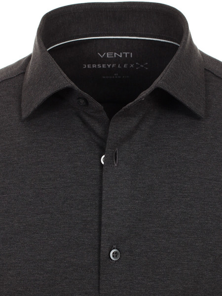 VENTI Regular Fit Camicia Antracite Kent Jersey - Vista 1