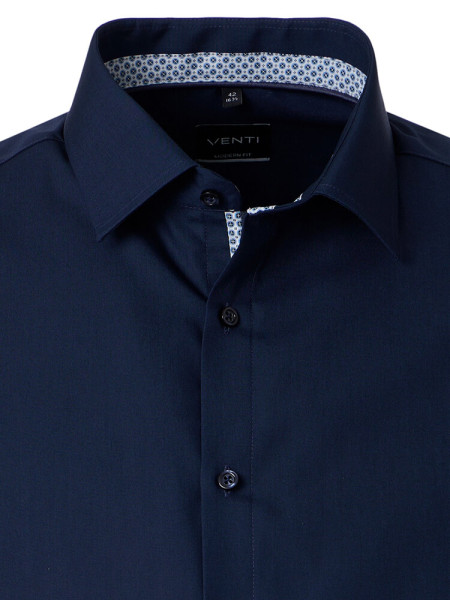 VENTI Regular Fit Camicia Marino Kent Popeline - Vista 1