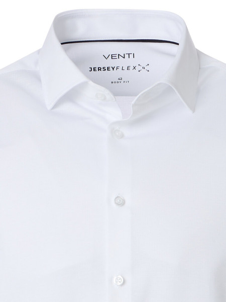 VENTI Regular Fit Camicia Bianco Kent Jersey - Vista 1