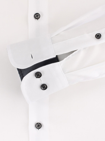 CASAMODA Regular Fit Camicia Bianco Kent Easy Care  - Vista 2