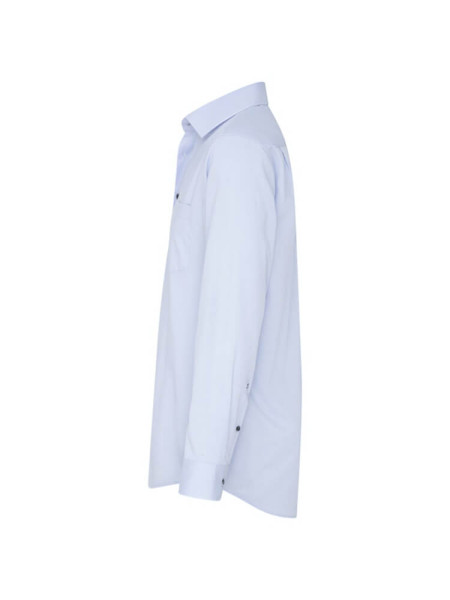 SEIDENSTICKER Regular Fit Camicia Azzurro Business Kent Fil à Fil - Vista 2