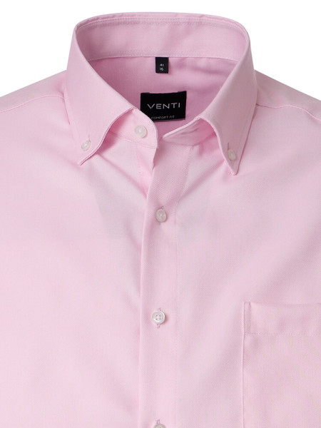 VENTI Comfort Fit Camicia Rosé Button-Down Fein Oxford - Vista 1