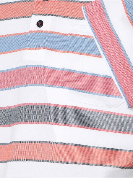 REDMOND Polo Rosso Natté - Vista 2