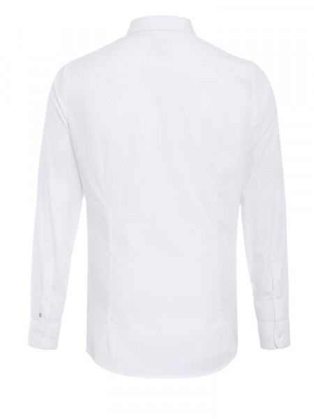 PURE Extra Slim Fit Camicia Bianco Haifisch Popeline