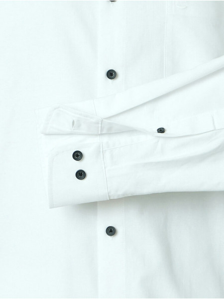 REDMOND Regular Fit Camicia Bianco Button-Down Fein Oxford - Vista 2