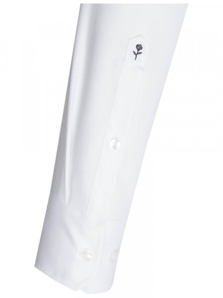 SEIDENSTICKER Slim Fit Camicia Bianco Haifisch Oxford - Vista 1