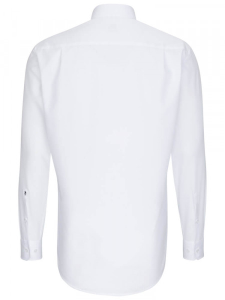 SEIDENSTICKER Regular Fit Camicia Bianco Button-Down Popeline