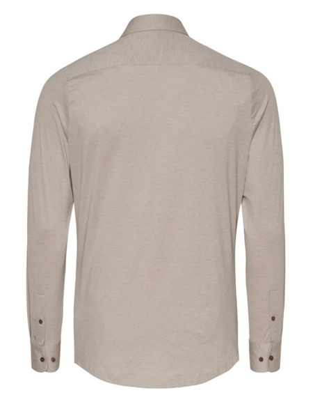 PURE Extra Slim Fit Camicia Marrone chiaro Haifisch Jersey