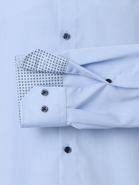 VENTI Comfort Fit Camicia Azzurro Kent Popeline - Vista 2