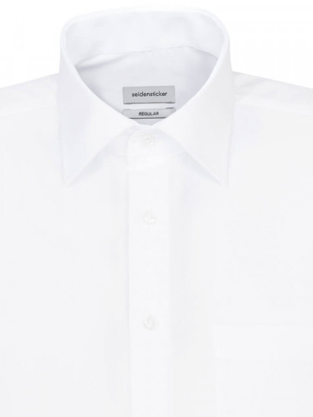 SEIDENSTICKER Regular Fit Camicia Bianco Business Kent Popeline - Vista 2