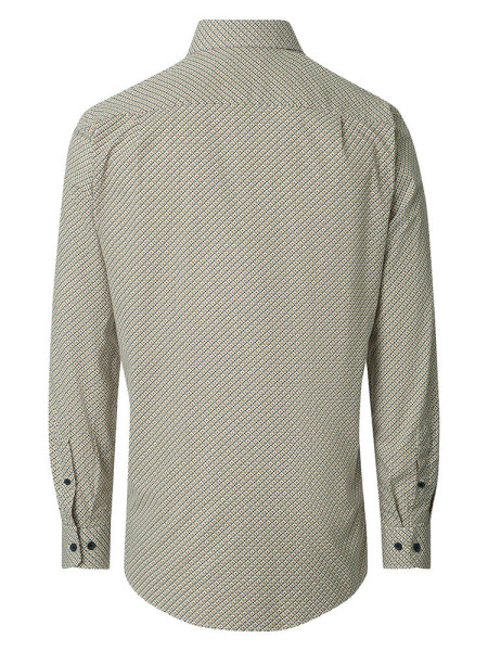 REDMOND Comfort Fit Camicia Marrone chiaro Kent Print