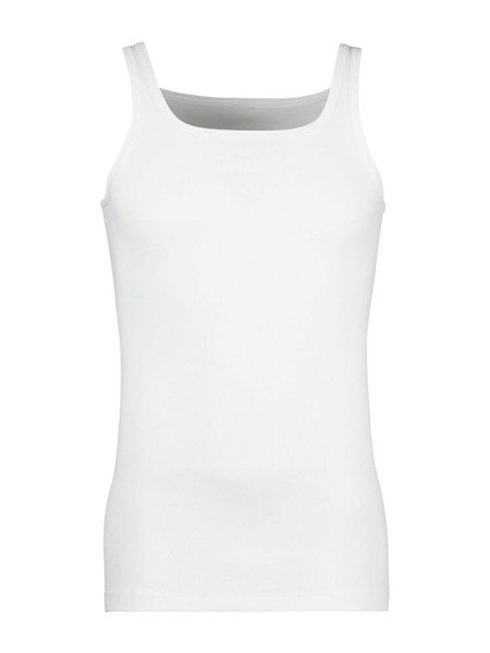 HUBER Regular Fit Bianco Feinripp - Vista 1