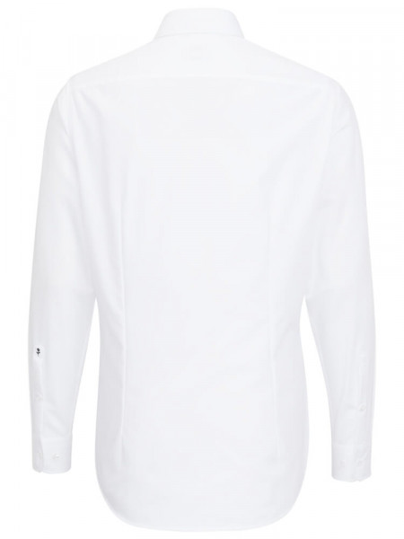 SEIDENSTICKER Tailored Fit Camicia Bianco Business Kent Popeline