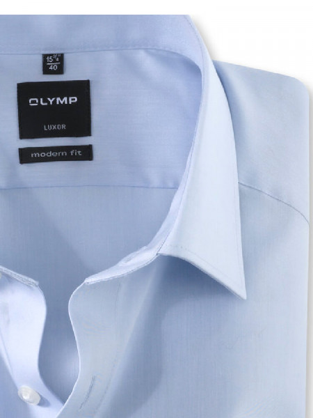 OLYMP Regular Fit Camicia Azzurro New Kent Chambray