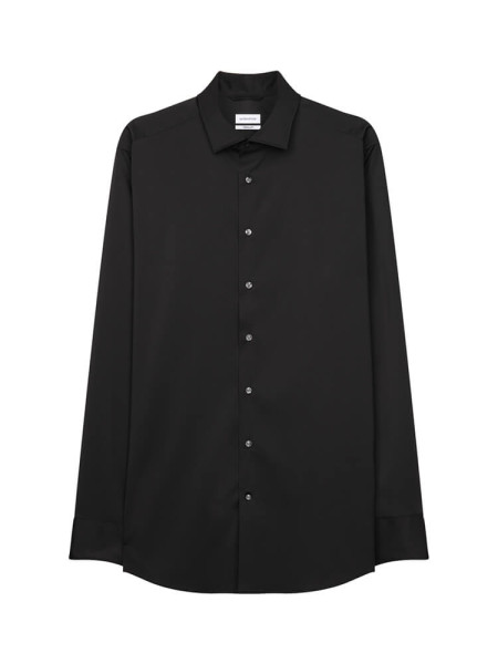 SEIDENSTICKER Regular Fit Camicia Nero New Kent Performance Shirt