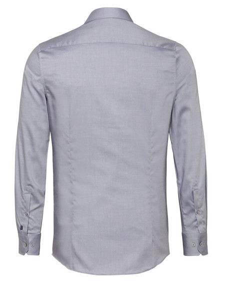 PURE Slim Fit Camicia Grigio Haifisch Twill